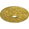 Ekena Millwork Norwich Ceiling Medallion (Fits Canopies up to 4 1/2"), 18"OD x 3 1/2"ID x 1 3/8"P, Rich Gold CM18NORGS - alternate 2